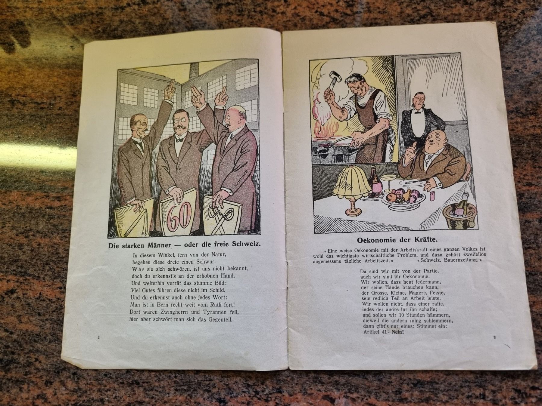 Documenti: Politik 1926 Werbung Prospekte – Usato da Trachslau venduto da post35 7