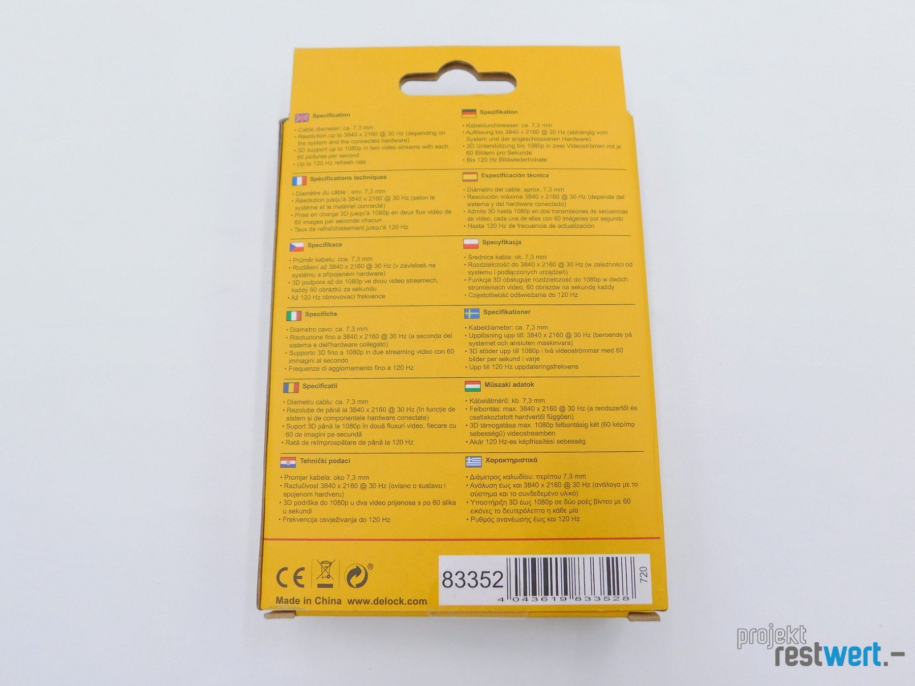 Kabel: Hdmi Kabel von DELOCK – Neu (gemäss Beschreibung) aus Bülach von restwert_buelach 4