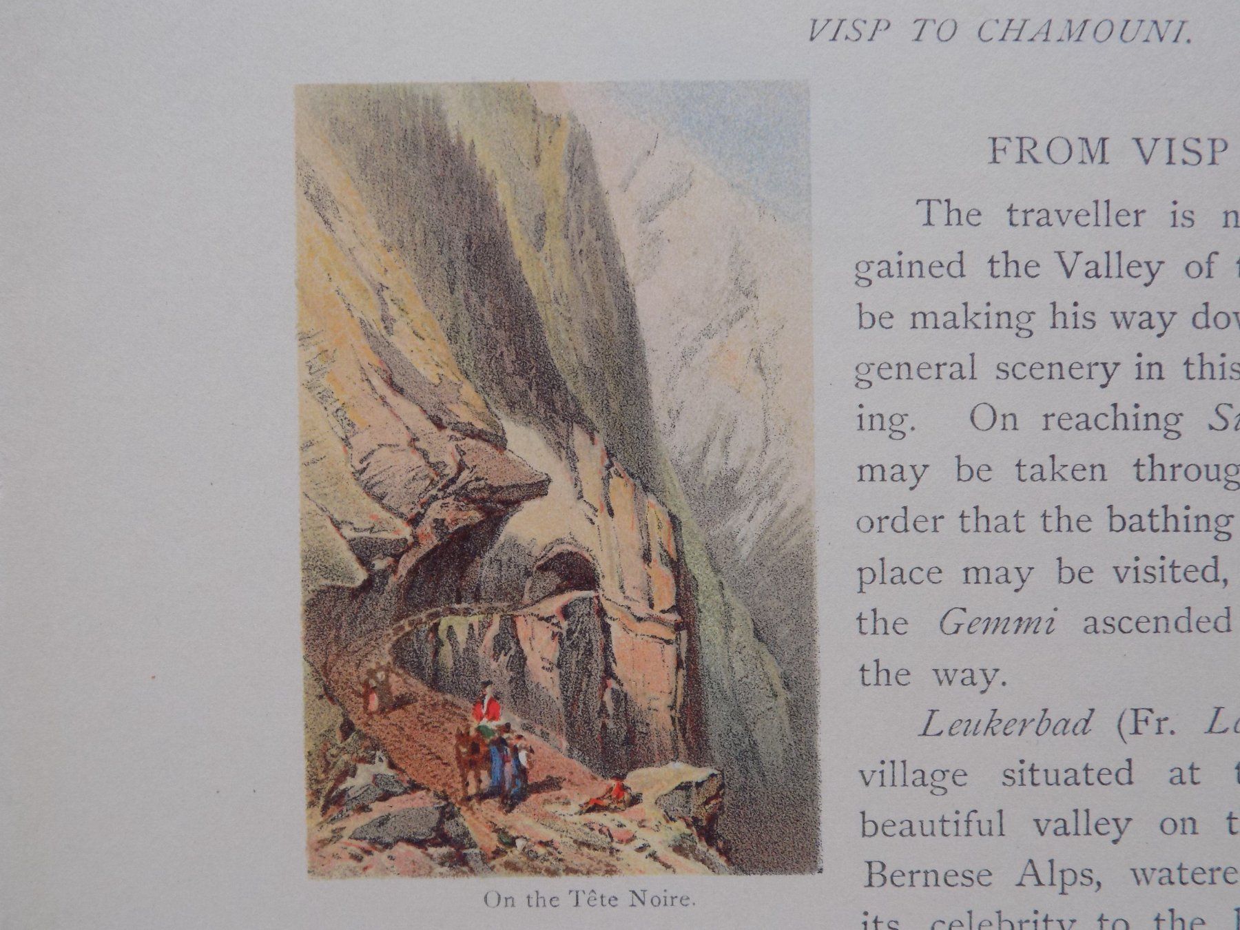 Gravures: Visp nach Chamonix – D'occasion à Risch par Antikfee 3