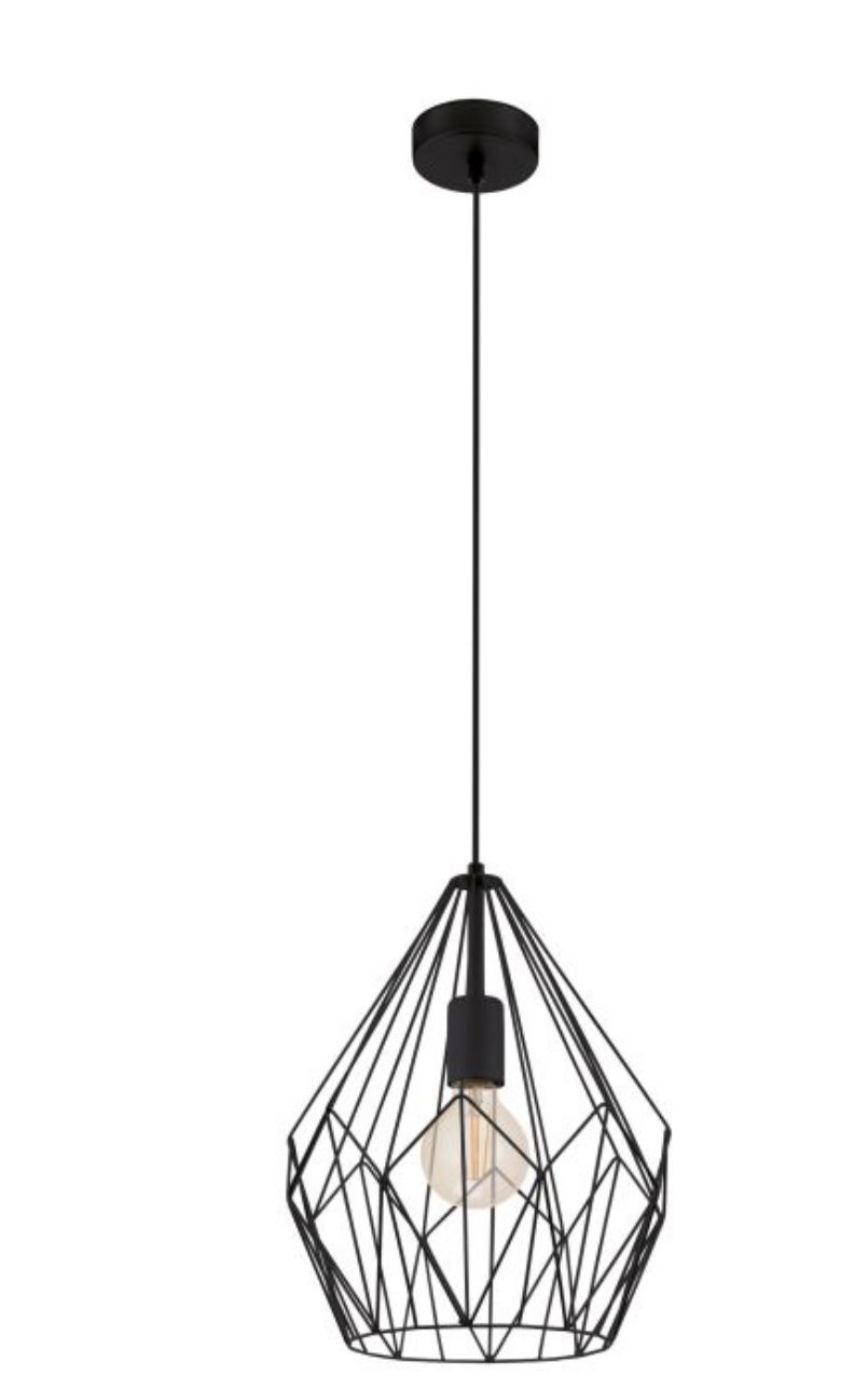 Eglo Kronleuchter & Deckenlampen: neue Eglo Carlton Pendelleuchte schwarz – Neu (gemäss Beschreibung) aus Necker von liq24