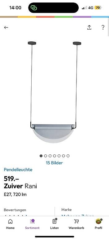 Lampadari & plafoniere: Zuiver Rani Pendelleuchte – Nuovo e nell'imballaggio originale da St. Gallen venduto da fla_j5jj 1