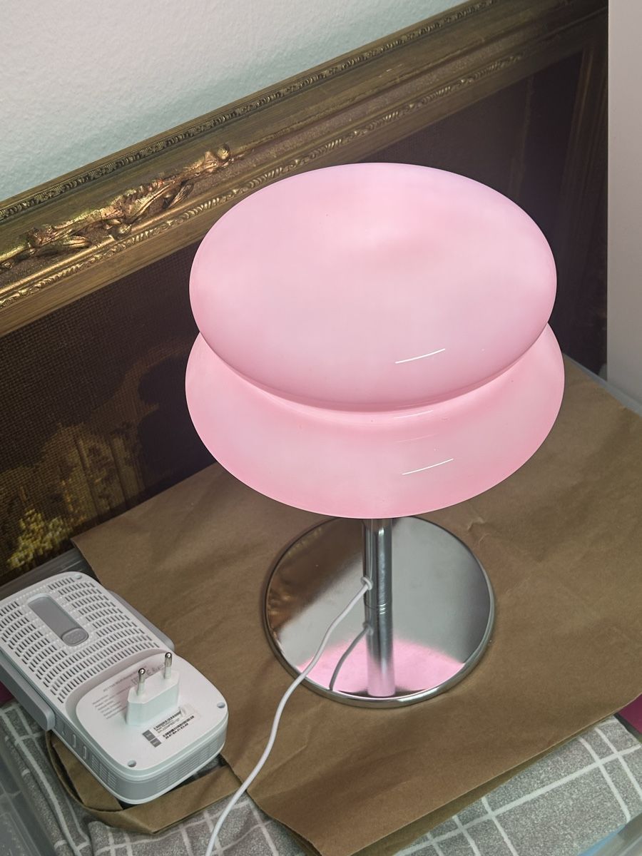 Lampen: Glass Table Lamp Pink Double Layer New – Neu und originalverpackt aus Binningen von lov_7mjl 4