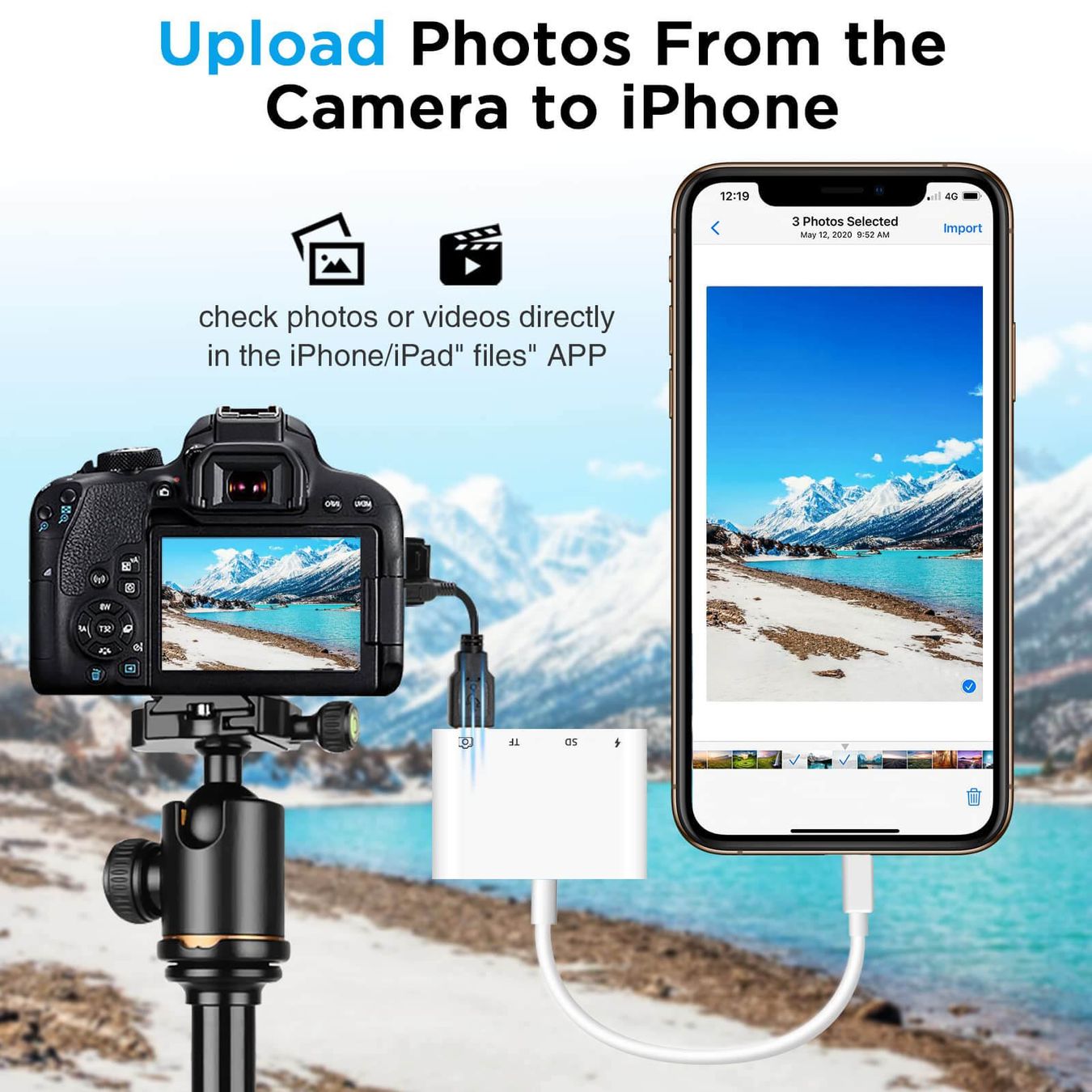 Lettori di schede: iPhone 4-in-1-SD-TF-Speicherkarten-OTG-Adapter – Nuovo e nell'imballaggio originale da Unterägeri venduto da RmOnline 5