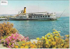 Lac Leman - Bateau-salon "Savoie" Dampfschiff