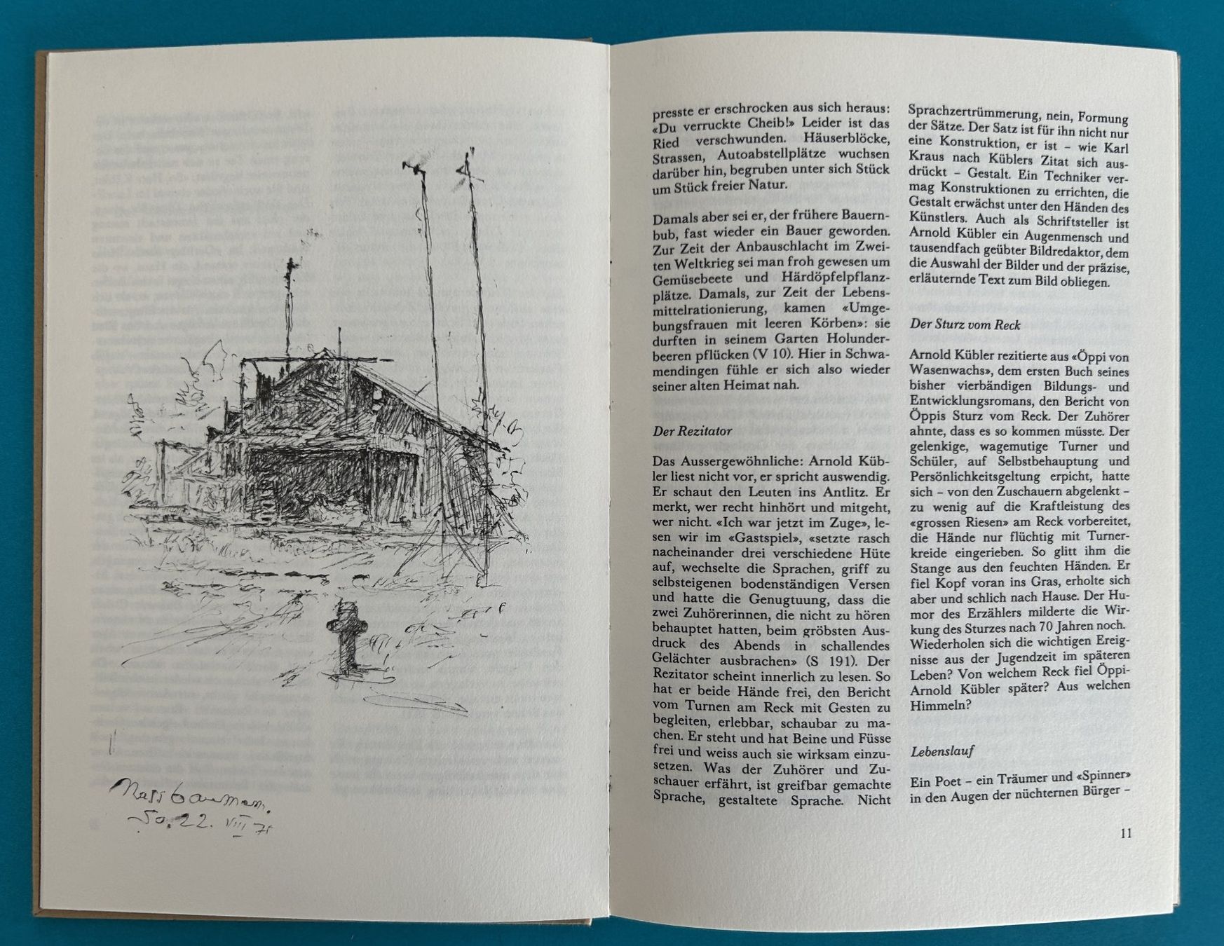 Libri: B.S. Scherer: ARNOLD KÜBLER – Usato da Zürich venduto da Domus09 3