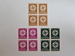 Deutsches Reich Hakenkreuz Briefmarken postfrisch