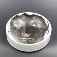 Schale von Piero Fornasetti "Tema e Variazioni" 1950er Jahre