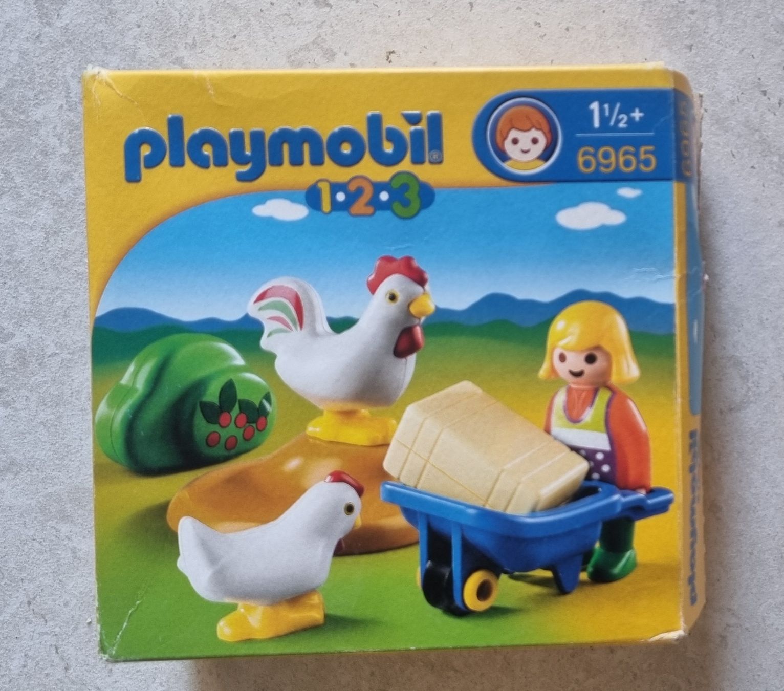 Playmobil Giocattoli: Playmobil 123 "Bäuerin mit Hühnern" 6965 – Usato da Champlan venduto da acr_kkd5