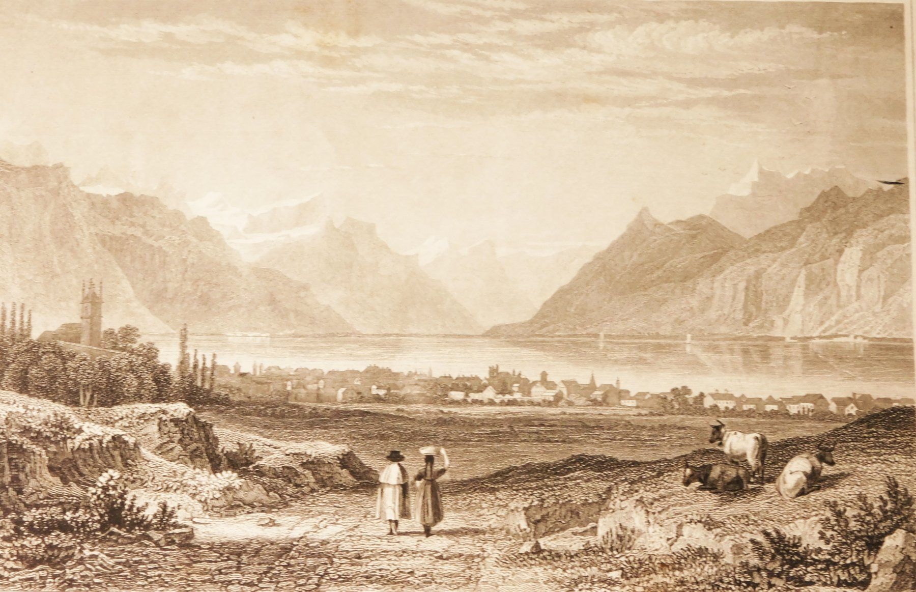 Incisioni: Zwei original antik Gravuren – Usato da Emmenbrücke venduto da Ulisse-22 1