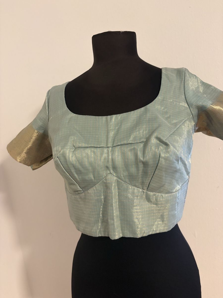 Robes: Indisches Saree ca 5 m  mit Bluse – Neuf (Voir description) à Bösingen par ash_jnn8 1