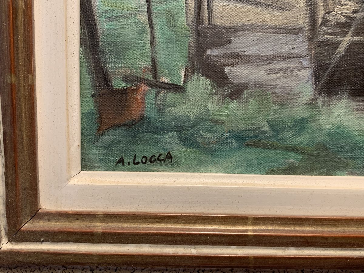 Dipinti: Huile sur toile d’Albert LOCCA – Usato da Veytaux venduto da Latourelle 1