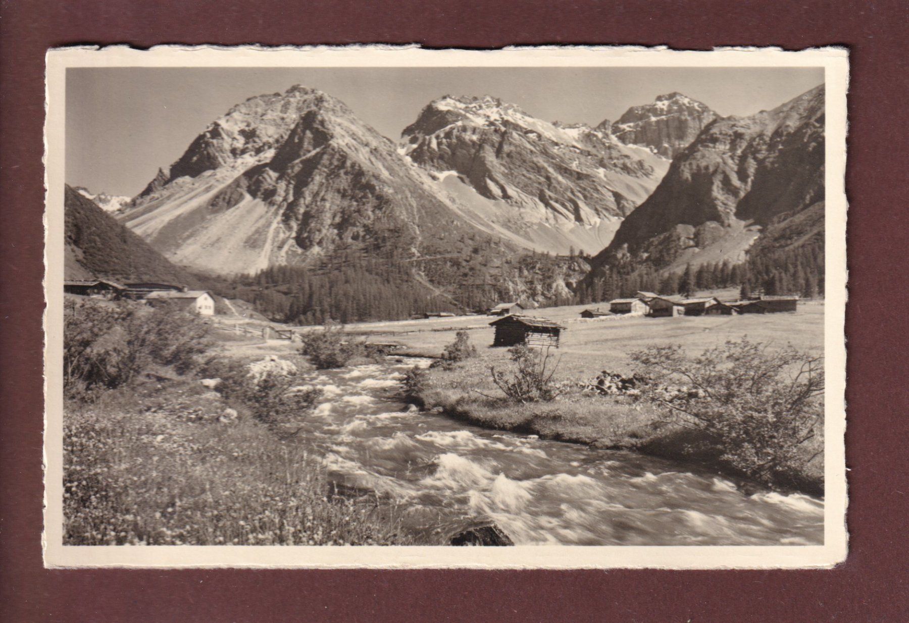 Cartoline postali: SERTIG bei Davos - 1949 – Usato da Pully venduto da nicecards