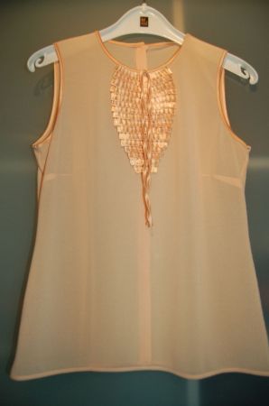 Wolford Jabot Bluse,golden haze NEU