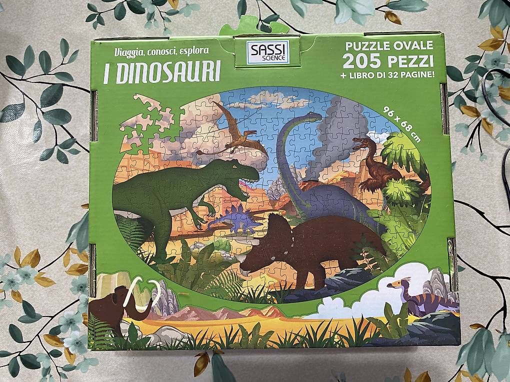 Puzzle: Puzzle ovale Dinosauri 205 pezzi – Usato da Castel San Pietro venduto da sab_lj2d 1