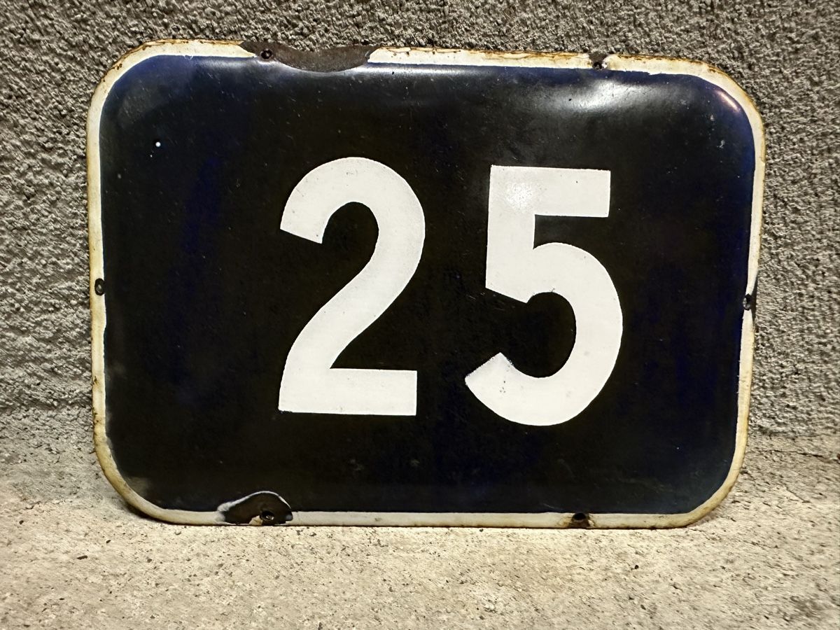 Insegne: Hausnummer 25 – Usato da Reinach AG venduto da rares75