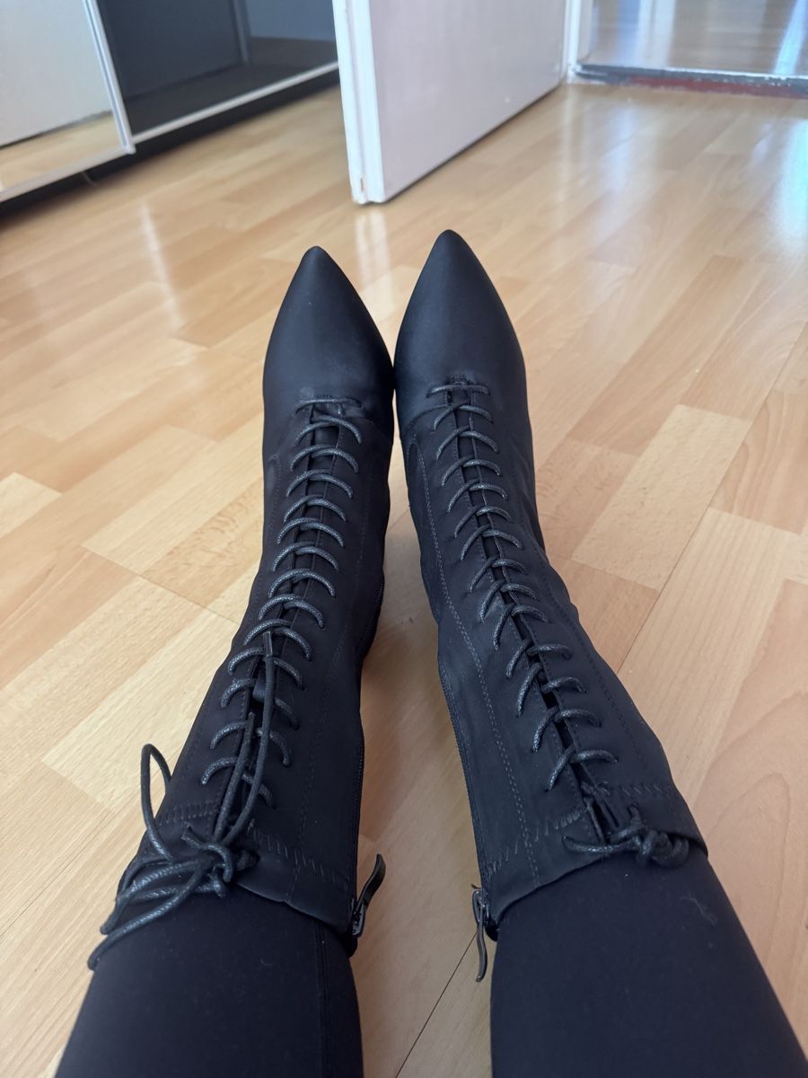 Scarpe da donna: Neu Schnürstifeletten Gr. 38 – Nuovo (secondo la descrizione) da Dübendorf venduto da RPU97 4