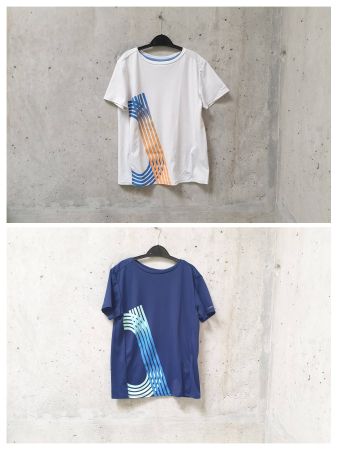 Lot de deux t-shirts de sport Decathlon, garçon, 8-9 ans