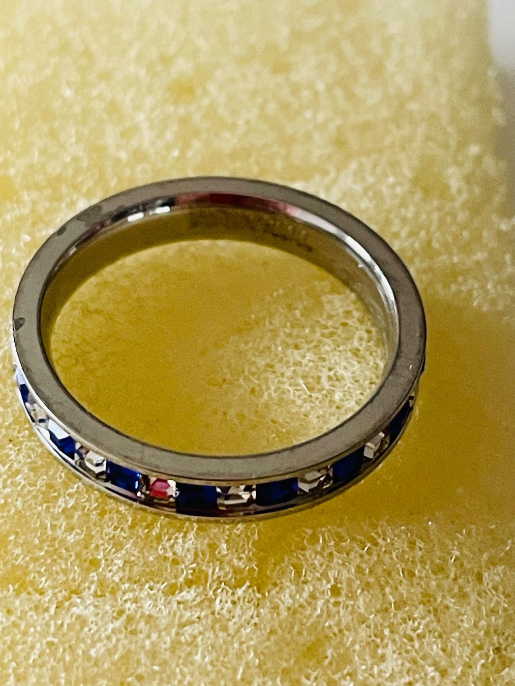 Anelli: Titan Ring mit gefärbten Zirkonen – Usato da Sursee venduto da Slnko1975 2