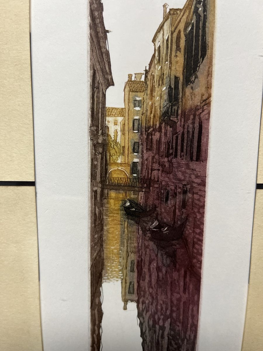 Incisioni: Gravure de Venise encadrée – Nuovo (secondo la descrizione) da Lausanne venduto da joltei 1