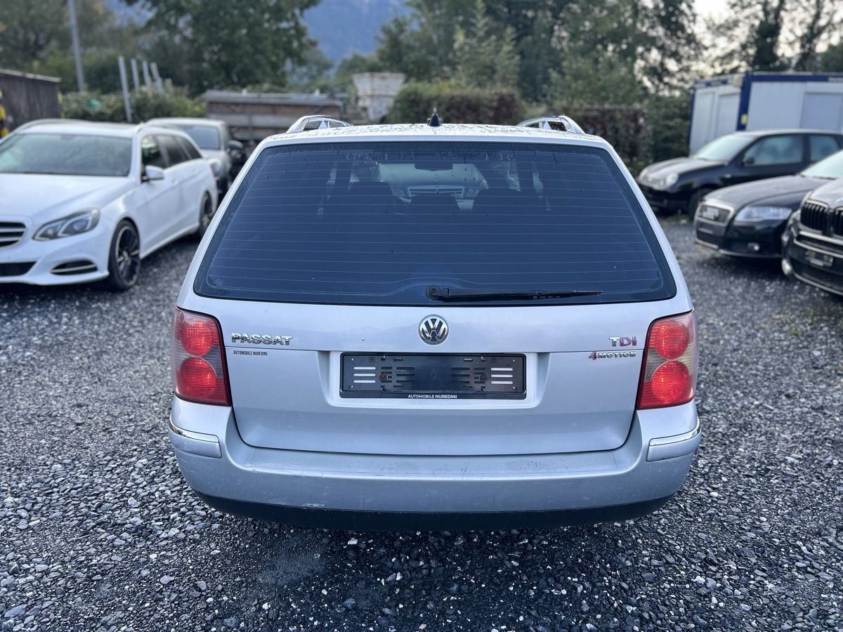 VW Autos: VW Passat 1.9 TDI 4-Motion Variant B5 – Gebraucht aus Sargans von automobilen 4