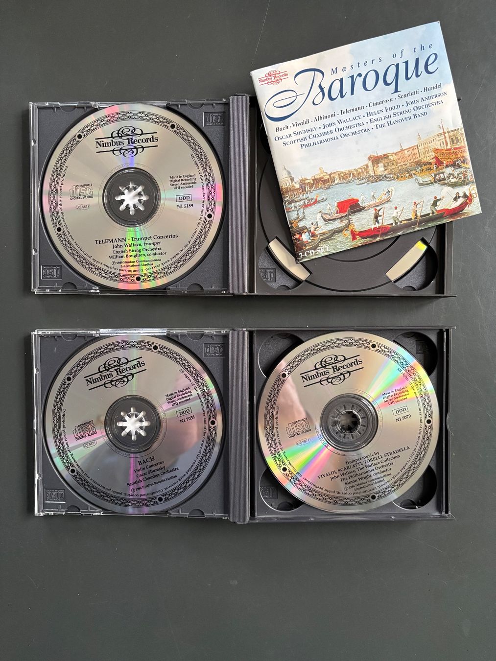 CD: 7-CD-Doppelbox Meister des Barock – Usato da Stans venduto da Abukadnezar 2