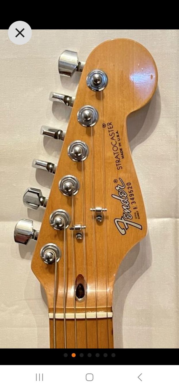 Fender Strumenti musicali: FENDER STRATOCASTER VON 1983/84 ... GEM. BILDER ... – Usato da Zürich venduto da Antiquedealer 8