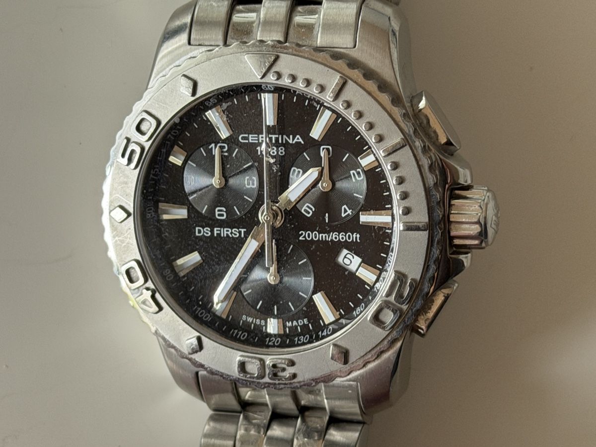 Certina Uhren: Certina DS First Chronograph, 200 m, Saphirglas – Gebraucht aus Forch von dise111