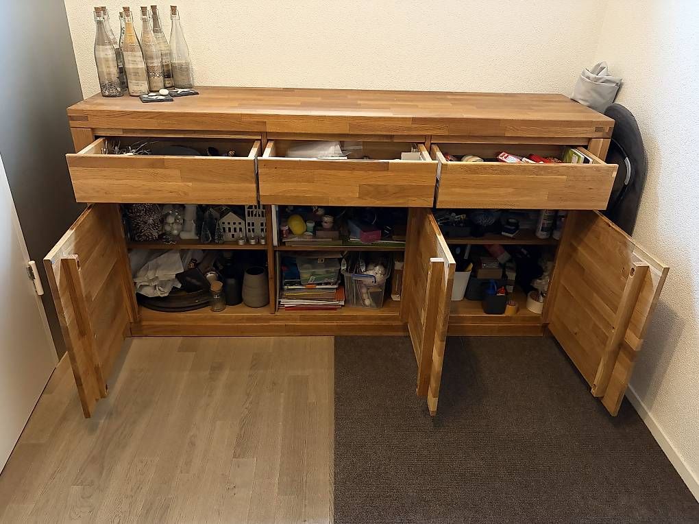 Cassettiere: Sideboard Massivholz Eiche – Usato da Belp venduto da gridu1 1