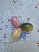 3 Deko-Eier aus Edelstein