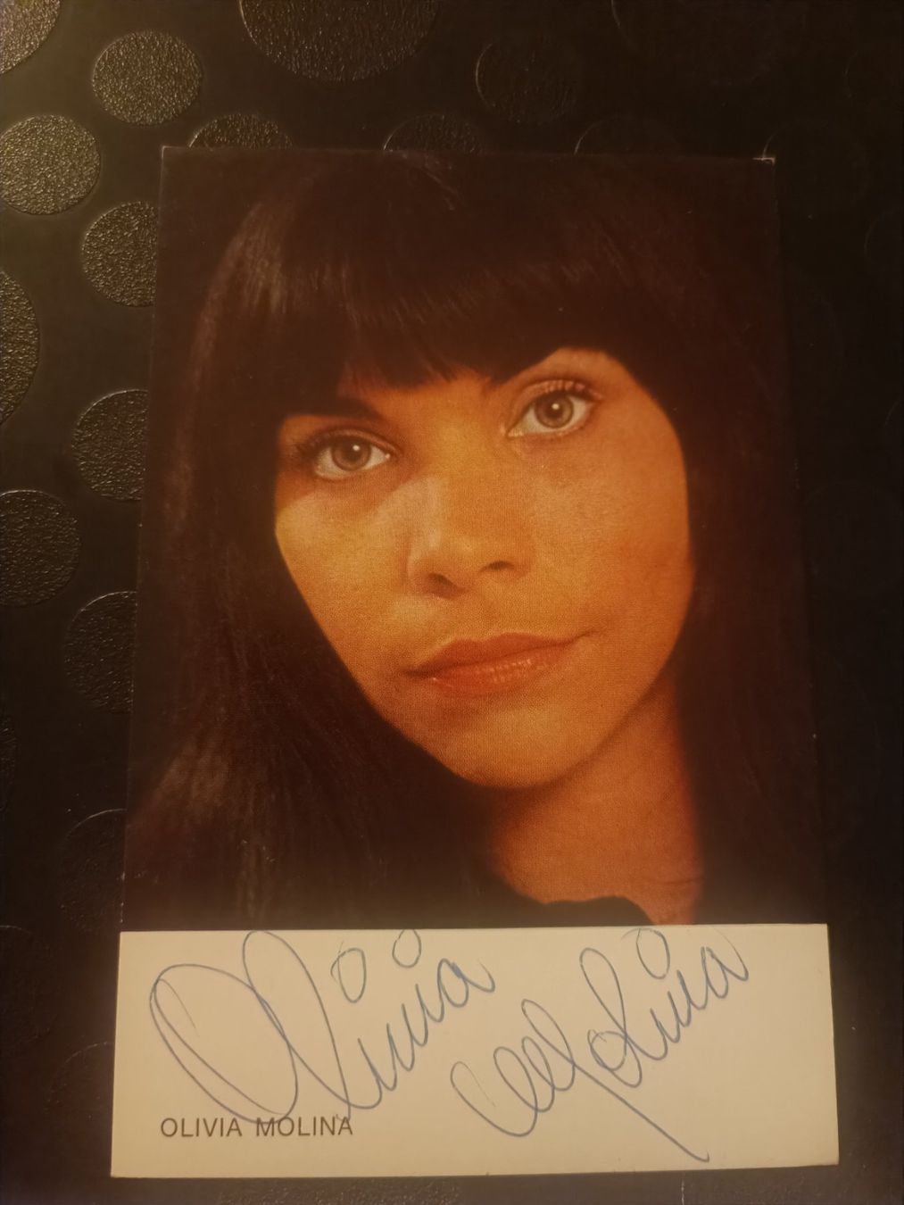 Autografi: Olivia Molina - handsignierte alte Autogrammkarte – Usato da Menziken venduto da Artographs
