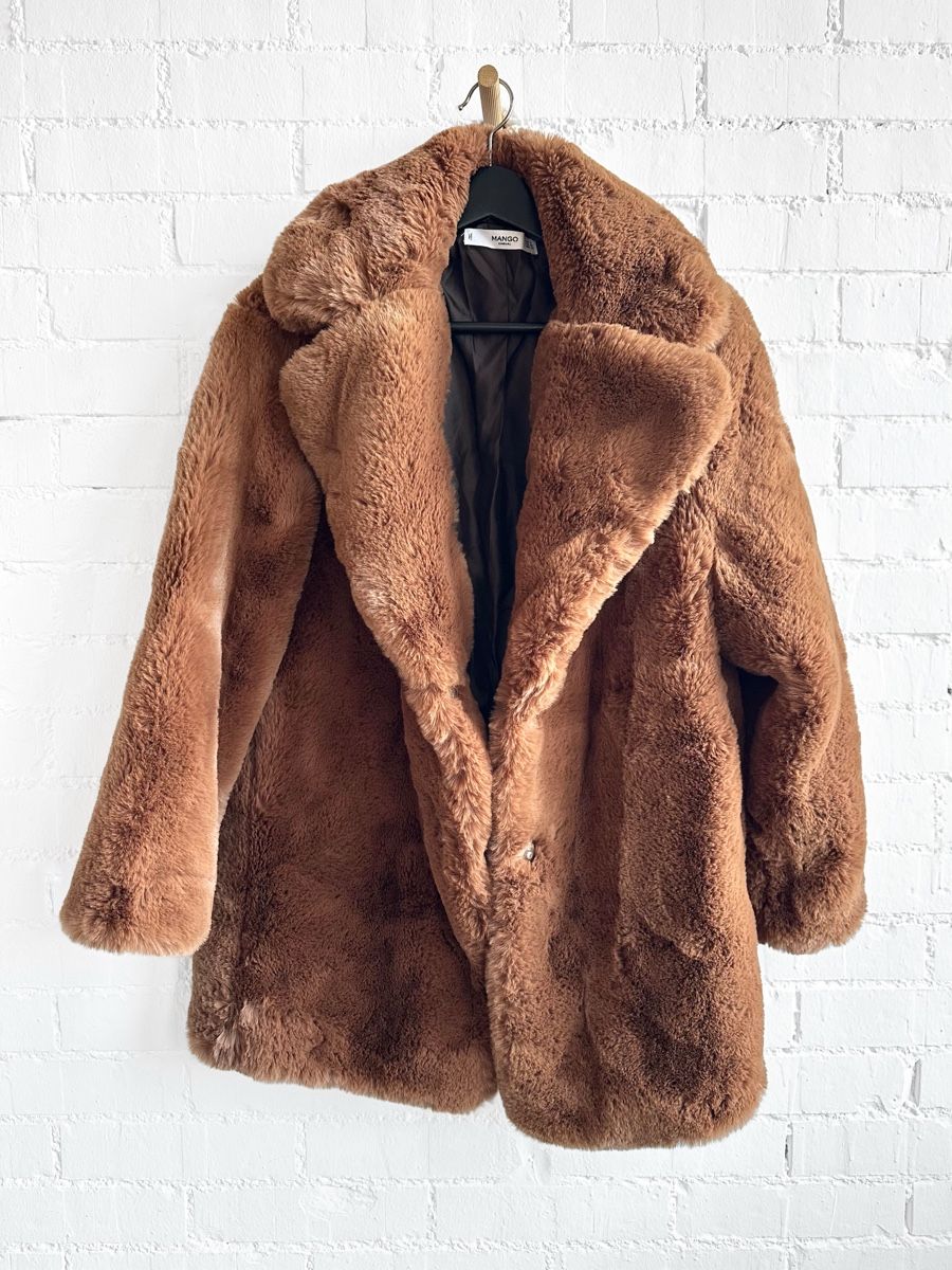 Mango Giacche: Kuschelige Kunstfell Jacke von Mango / Gr. S – Usato da Bern venduto da Fraeuleinhonig 1