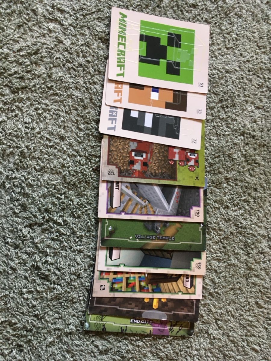 Karten: Minecraft Sammelkarten verschiedene Karten – Gebraucht aus Zofingen von Schwafli