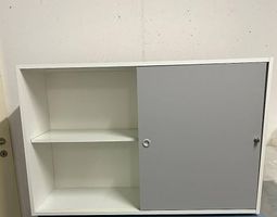Aktenschrank Top Zustand Grau/Weiss