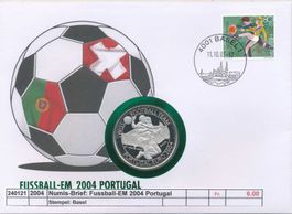 2004 Numis - Brief, Fussball - EM 2004 Portugal