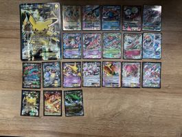 Pokémon-Karten (GX, EX, Mega-EX)