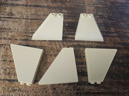lego 30249 lot de 5 pièces Tan Slope 55 6 x 1 x 5