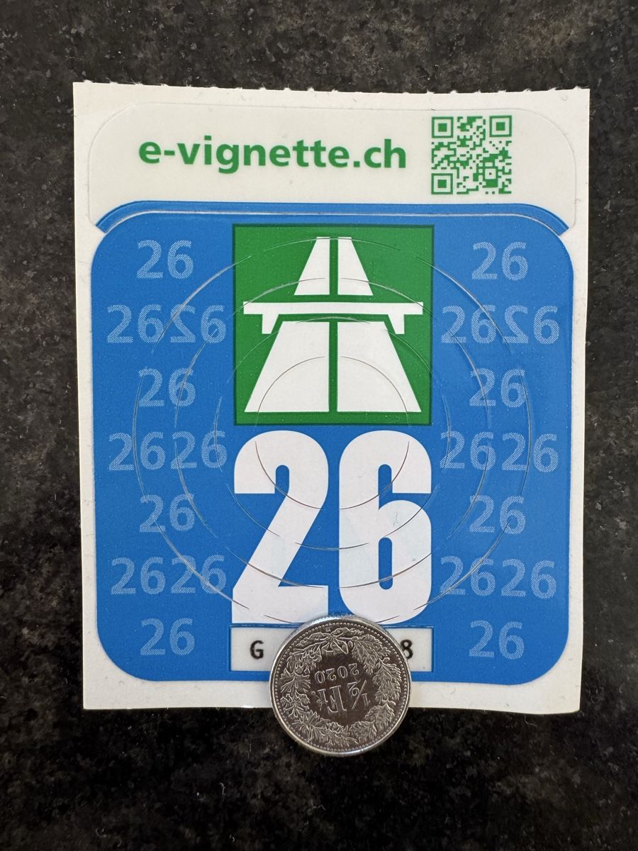 Vignette autostradali: Vignette 2026 Schweiz – Nuovo e nell'imballaggio originale da Lachen SZ venduto da goaty