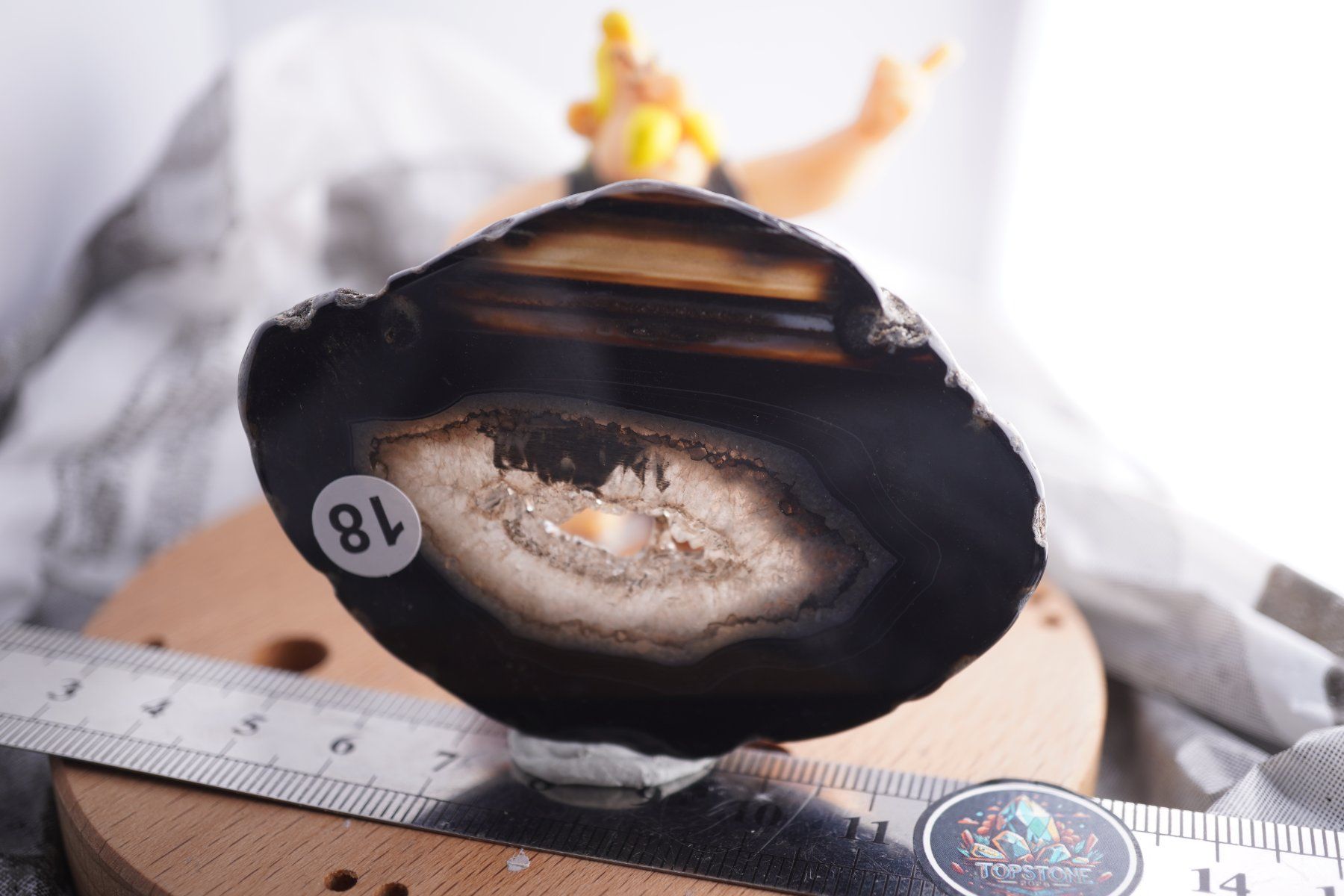 Minerali & Pietre curative: Achat  Schwarz    Scheibe    black    Ab 1.-(1) – Nuovo e nell'imballaggio originale da Eschenbach SG venduto da topstone 2