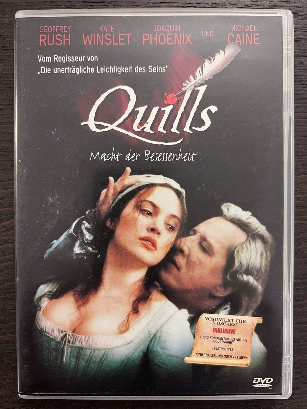 Tutti i DVDs: Quills - Macht der Besessenheit – Usato da Zürich venduto da FilmFreunde