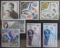 Monaco ex. Kat. 587-608 * 1958 Kat. 30 Euro