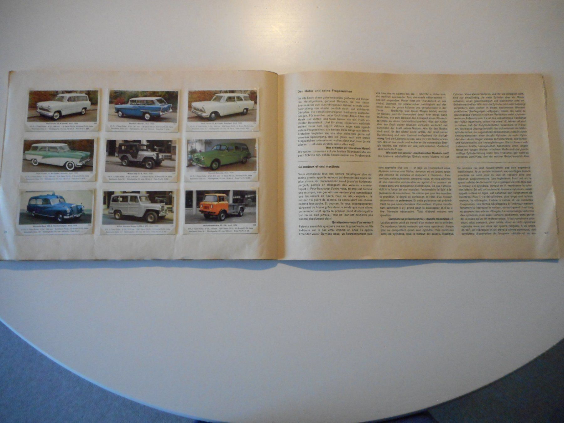 Panini Albums: Autobuch Album 1959 kein Panini – D'occasion à Cham par Paniniworld 9