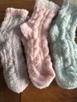 3x Kuschelsocken - flauschig weich-Wohlfühlen- Zeit für Dich