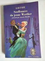 Souffrances du jeune Werther Goethe
