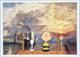 Death NYC Ltd Pop Art Druck " Die Antike Charlie & Snoopy