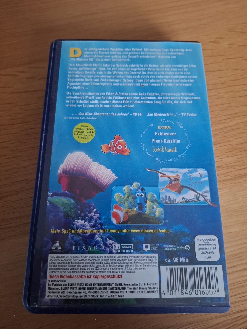 Tutti i VHS: VHS Findet Nemo - Walt Disney Pixar – Usato da Wanzwil venduto da chlinih93 1