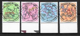 Serie Pro Juventute 1988 mit ET Vollstempel 25.11.1988