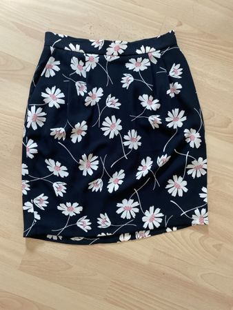 Hallhuber Rock Gr.36 Blumenmuster Sommerrock Top Zustand!