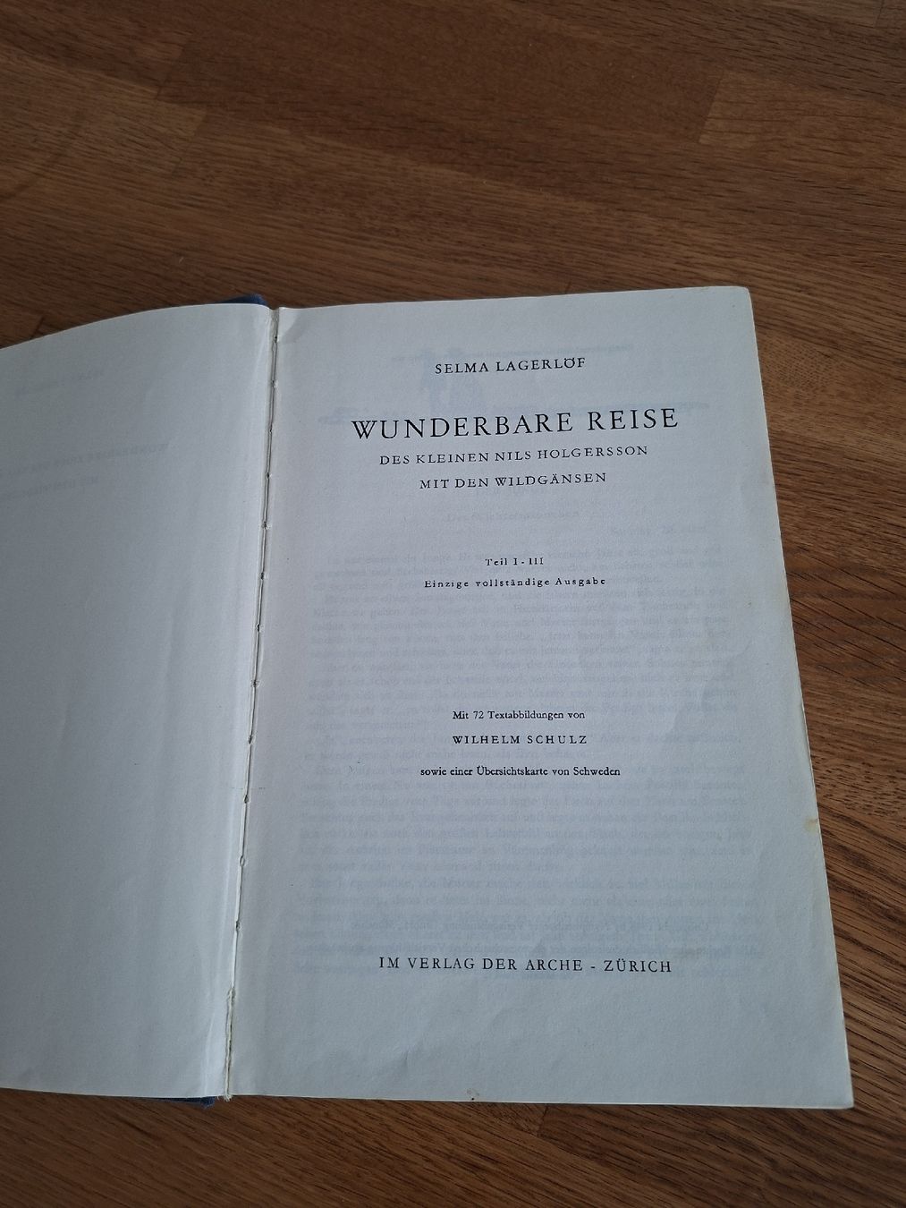Bücher: Selma Lagerlöf - Wunderbare Reise Nils Holgersson - 1948 – Gebraucht aus Bern von Olgas_Welt