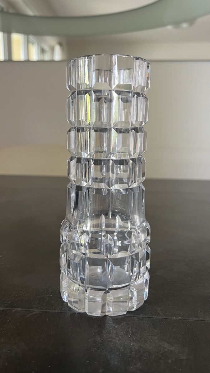 Vasi & Recipienti: Vase en cristal biseauté design – Usato da Nyon venduto da stylevintage79