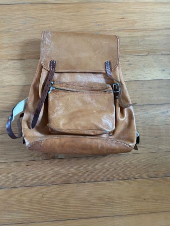 Vintage Leder Rucksack